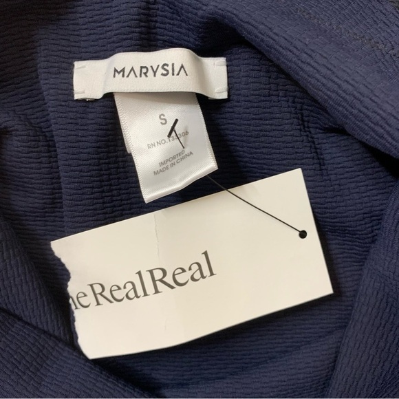 Marysia womens black scalloped mott maillot halter one piece swimsuit Small - Picture 10 of 10